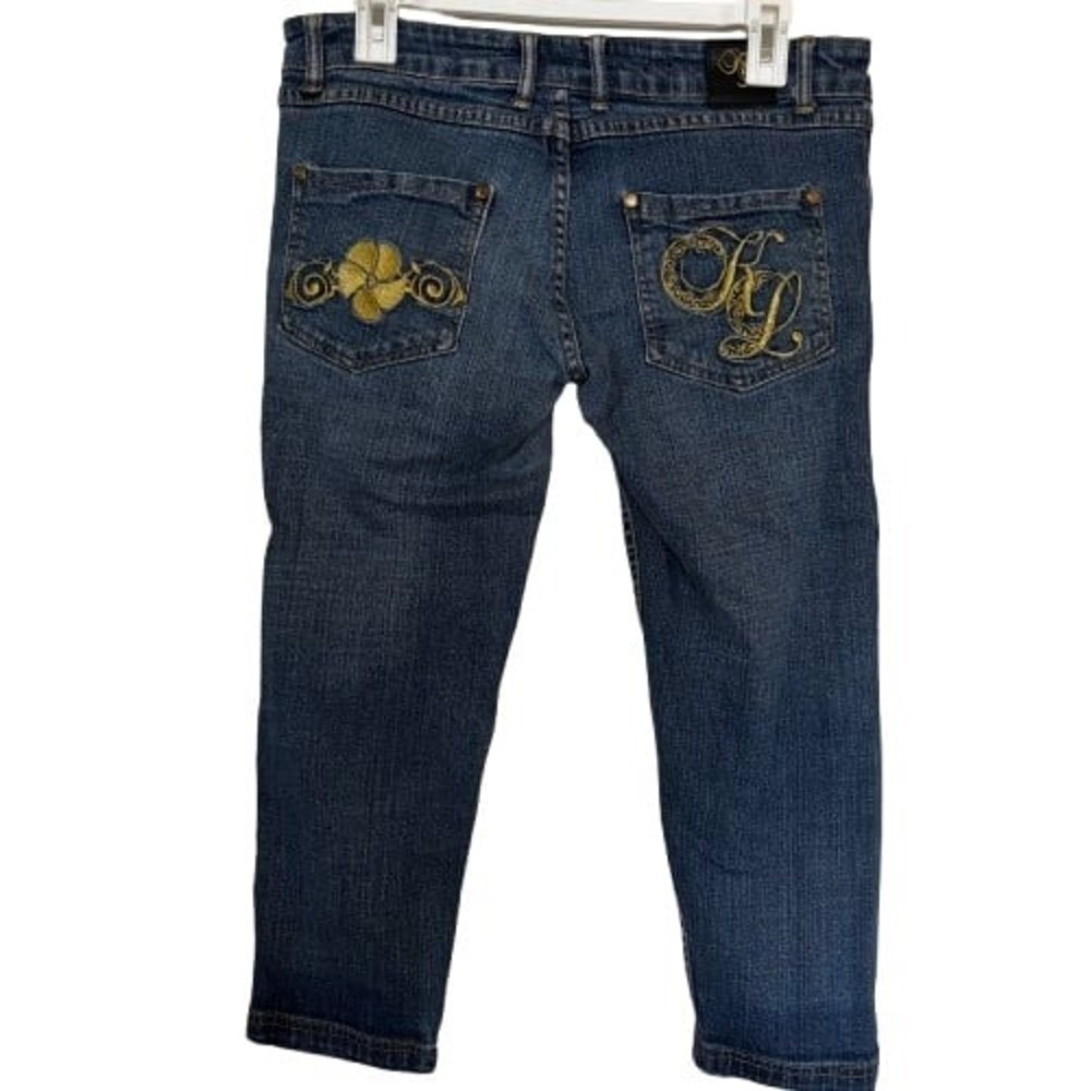 Knockout Lady Women's Denim Jeans Sz 7 Juniors Button Closure Pockets - Picture 2 of 6